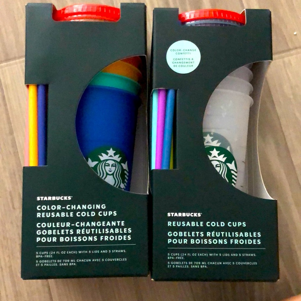 Starbucks Coloring Changing Cold Cups